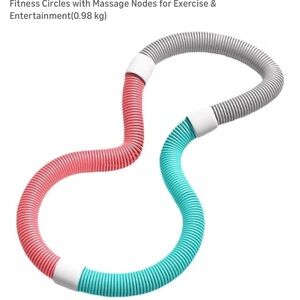 Red and Blue Fitness Circles with Massage Nodes